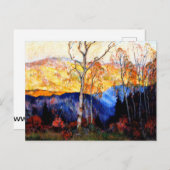 Gagnon - Golden Autumn, Laurentians Briefkaart (Voorkant / Achterkant)