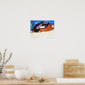 Gagnon - Het Rode Huis, mooie kunst, Poster (Keuken)