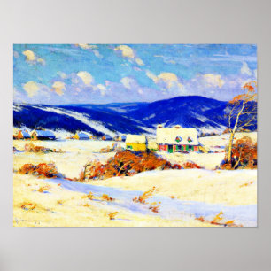 Gagnon - In de Laurentians Winter (1) Poster