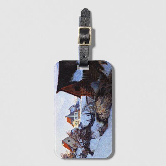 Gagnon - Lente Ochtend, Baie-Saint Paul Bagagelabel (Voorkant (verticaal))