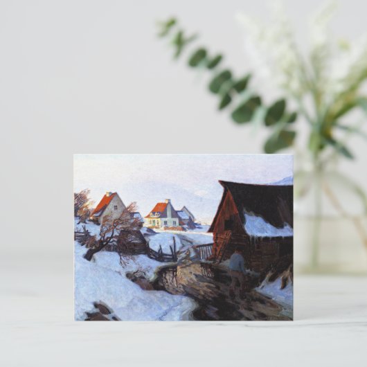 Gagnon - Lenteochtend, Baie-Saint Paul Briefkaart (Staand voorkant)