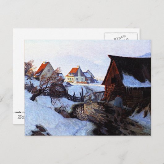 Gagnon - Lenteochtend, Baie-Saint Paul Briefkaart (Voorkant / Achterkant)