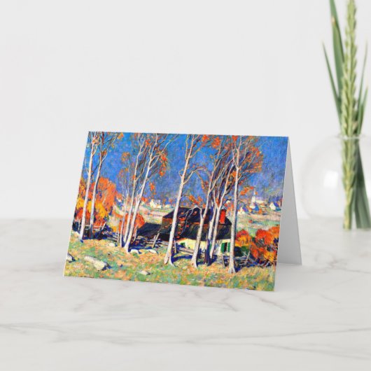 Gagnon - Lonely Village on the Saint Laurence Kaart (Voorkant)