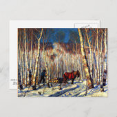 Gagnon - Maart in de berkenbossen Briefkaart (Voorkant / Achterkant)