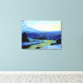 Gagnon - Schemering, schilderij van fijne kunst Canvas Afdruk (Insitu (Houten vloer))