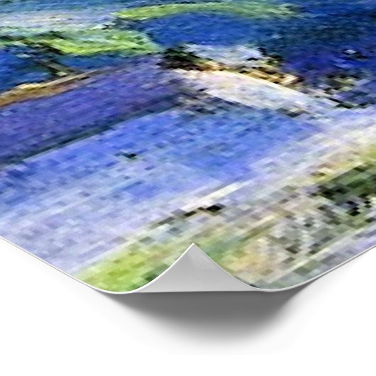 Gagnon - Summer Day, Les Andelys, Normandy Poster (Hoek)