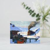 Gagnon - The Train, Baie-Saint-Paul Briefkaart (Staand voorkant)