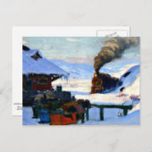 Gagnon - The Train, Baie-Saint-Paul Briefkaart (Voorkant / Achterkant)