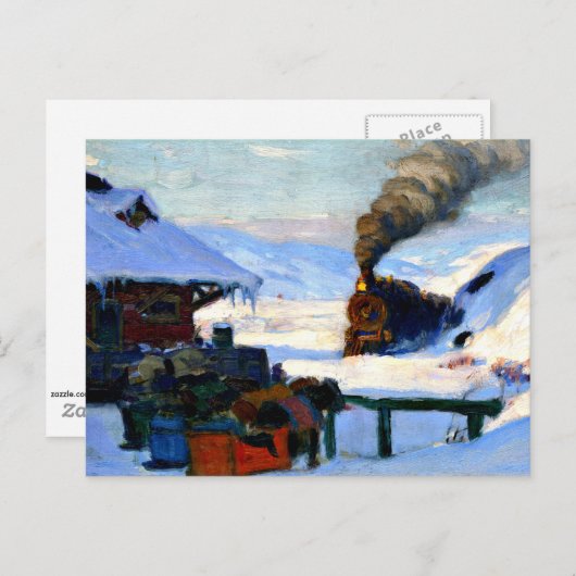 Gagnon - The Train, Baie-Saint-Paul Briefkaart (Voorkant / Achterkant)