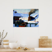 Gagnon - The Train, Baie-Saint-Paul Poster (Keuken)