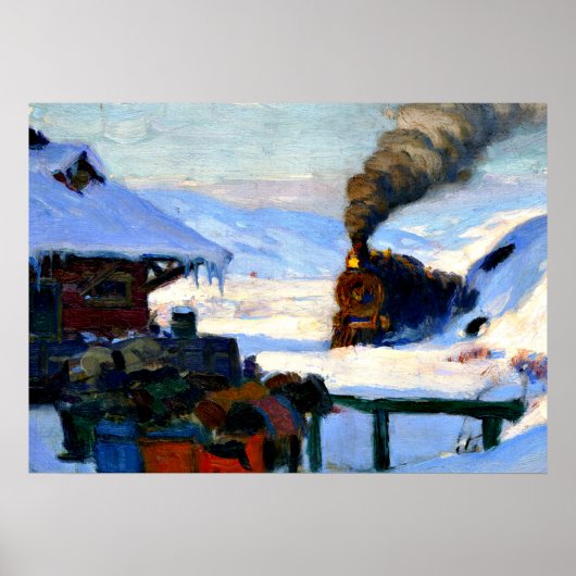 Gagnon - The Train, Baie-Saint-Paul Poster (Voorkant)