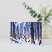 Gagnon - Trapper in de Bossen Briefkaart (Staand voorkant)