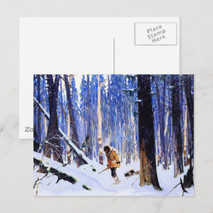 Gagnon - Trapper in de Bossen Briefkaart