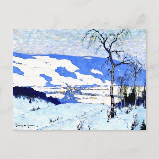 Gagnon - Twilight, Baie Saint Paul Briefkaart (Voorkant)