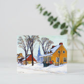 Gagnon - Winter Morning, Baie-Saint Paul Briefkaart (Staand voorkant)