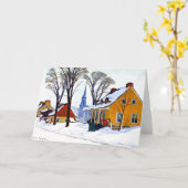 Gagnon - Winter Morning, Baie-Saint Paul Kaart (Gele Bloem)
