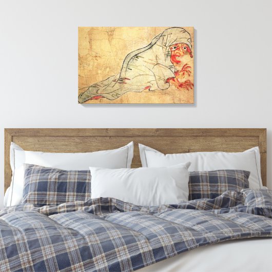 Gagoze - Japanse Edo periode kunst Canvas Afdruk (Insitu (Slaapkamer))