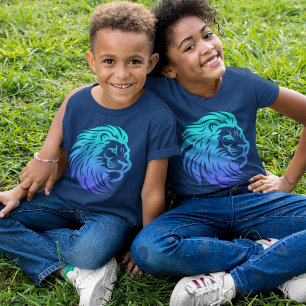 Gahanna Lions Blauwe Gradiënt T-Shirt
