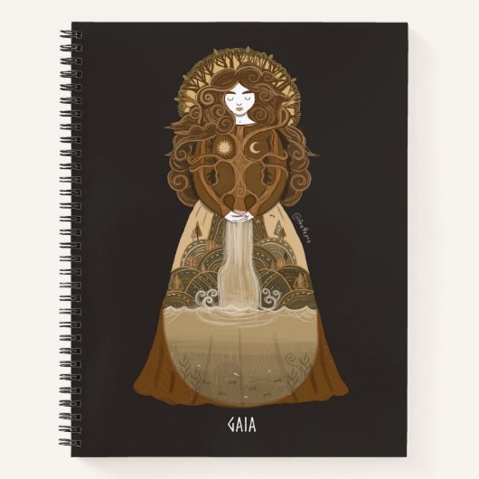 Gaia A4-Notitieboek Notitieboek (Voorkant)