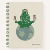 Gaia Aarde Godin, Moeder Aarde, Planeet Aarde Notitieboek (Voorkant)