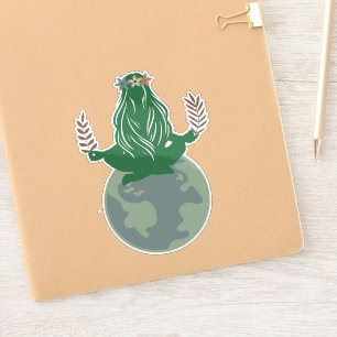 Gaia Aarde Godin, Moeder Aarde, Planeet Aarde Sticker