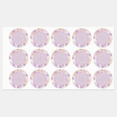 Gaia, bloem van het leven, heilige geometrisch, ma labels (Vel)