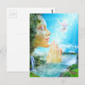 Gaia - de geest van de levende aarde briefkaart (Voorkant / Achterkant)