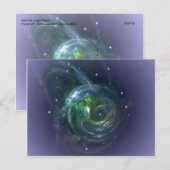 GAIA DE LEVENDE PLANET BRIEFKAART (Voorkant / Achterkant)