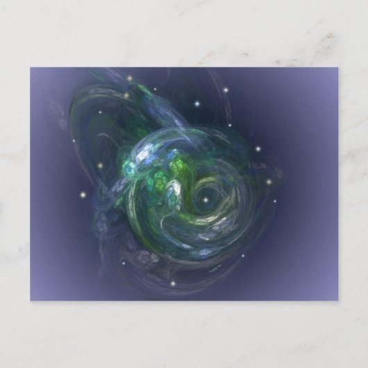 GAIA DE LEVENDE PLANET BRIEFKAART (Voorkant)