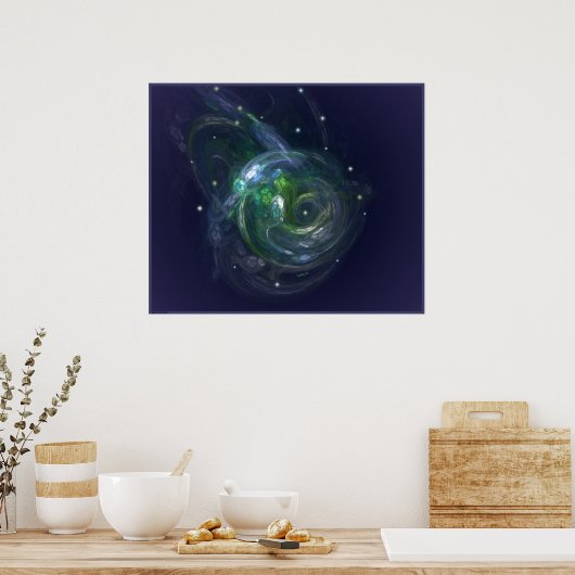 GAIA ~ DE LEVENDE PLANET POSTER (Keuken)