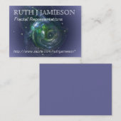 GAIA DE LEVENDE PLANET VISITEKAARTJE (Voorkant / Achterkant)