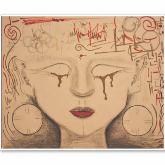 Gaia. demonteren sticker (Voorkant)