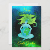 Gaia Earth Goddess Wenskaart Kaart (Voorkant)