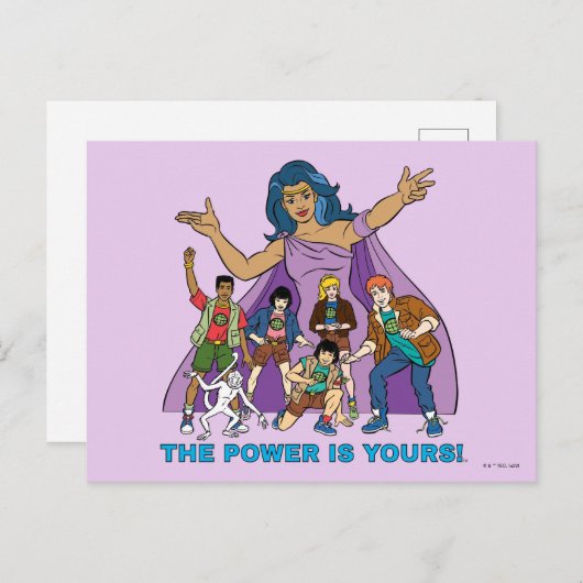 Gaia en de Planeteers Briefkaart (Voorkant / Achterkant)