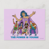 Gaia en de Planeteers Briefkaart (Voorkant)