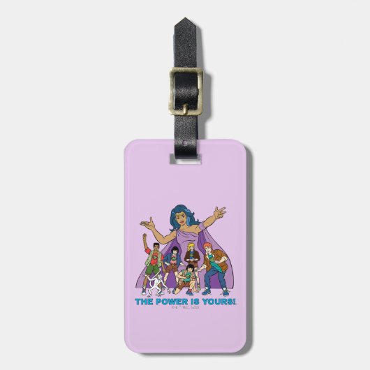 Gaia en de Planeteers Graphic Bagagelabel (Voorkant verticaal)