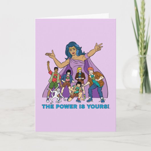 Gaia en de Planeteers Kaart (Voorkant)