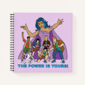 Gaia en de Planeteers Notitieboek (Voorkant)