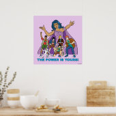 Gaia en de Planeteers Poster (Keuken)