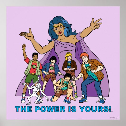 Gaia en de Planeteers Poster (Voorkant)