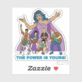 Gaia en de Planeteers Sticker (Vel)