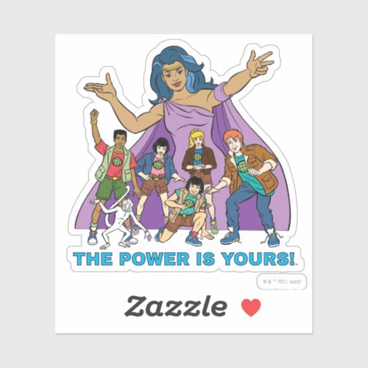 Gaia en de Planeteers Sticker (Vel)