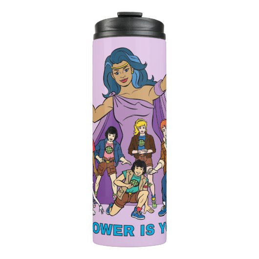 Gaia en de Planeteers Thermosbeker (Voorkant)