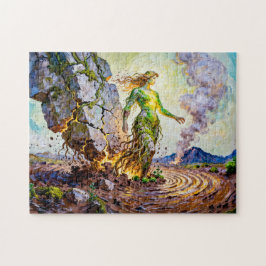Gaia Godin van de Aarde uit de Griekse Mythologie Legpuzzel
