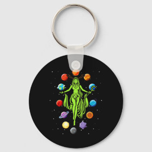Gaia Greek Goddess Moeder Earth Day Hippie Natuur Sleutelhanger
