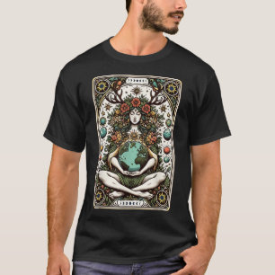Gaia Griekse Godin heidense Moeder Aarde Natuur Ta T-shirt