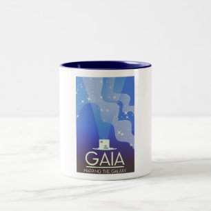 GAIA Het Universum in kaart brengen Tweekleurige Koffiemok