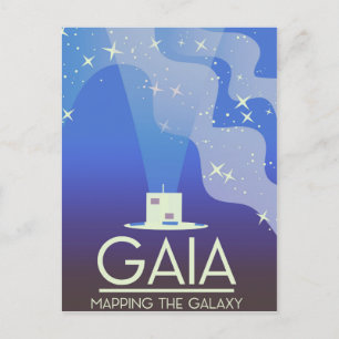 GAIA Mapping the Universe Briefkaart