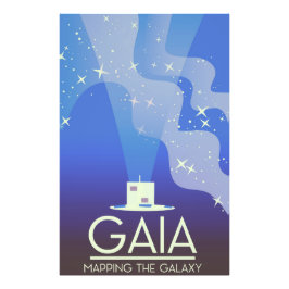 GAIA Mapping the Universe Foto Afdruk