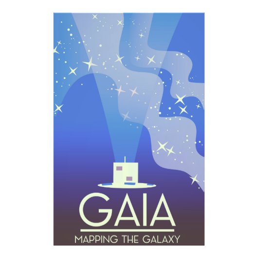 GAIA Mapping the Universe Foto Afdruk (Voorkant)